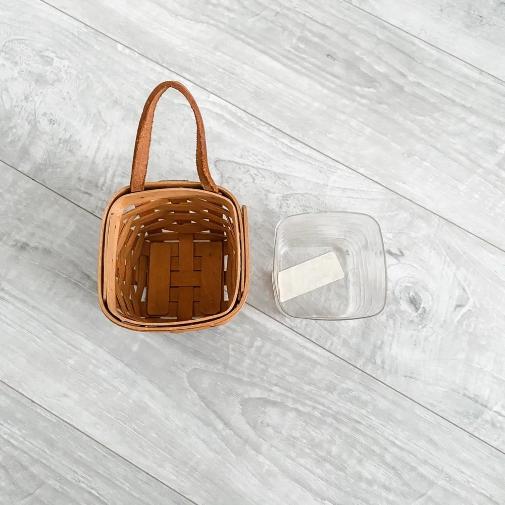 Longaberger Chives Basket with Protector